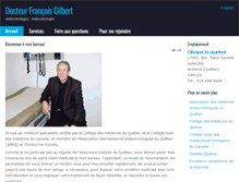 Tablet Screenshot of gilbert-endocrino.com